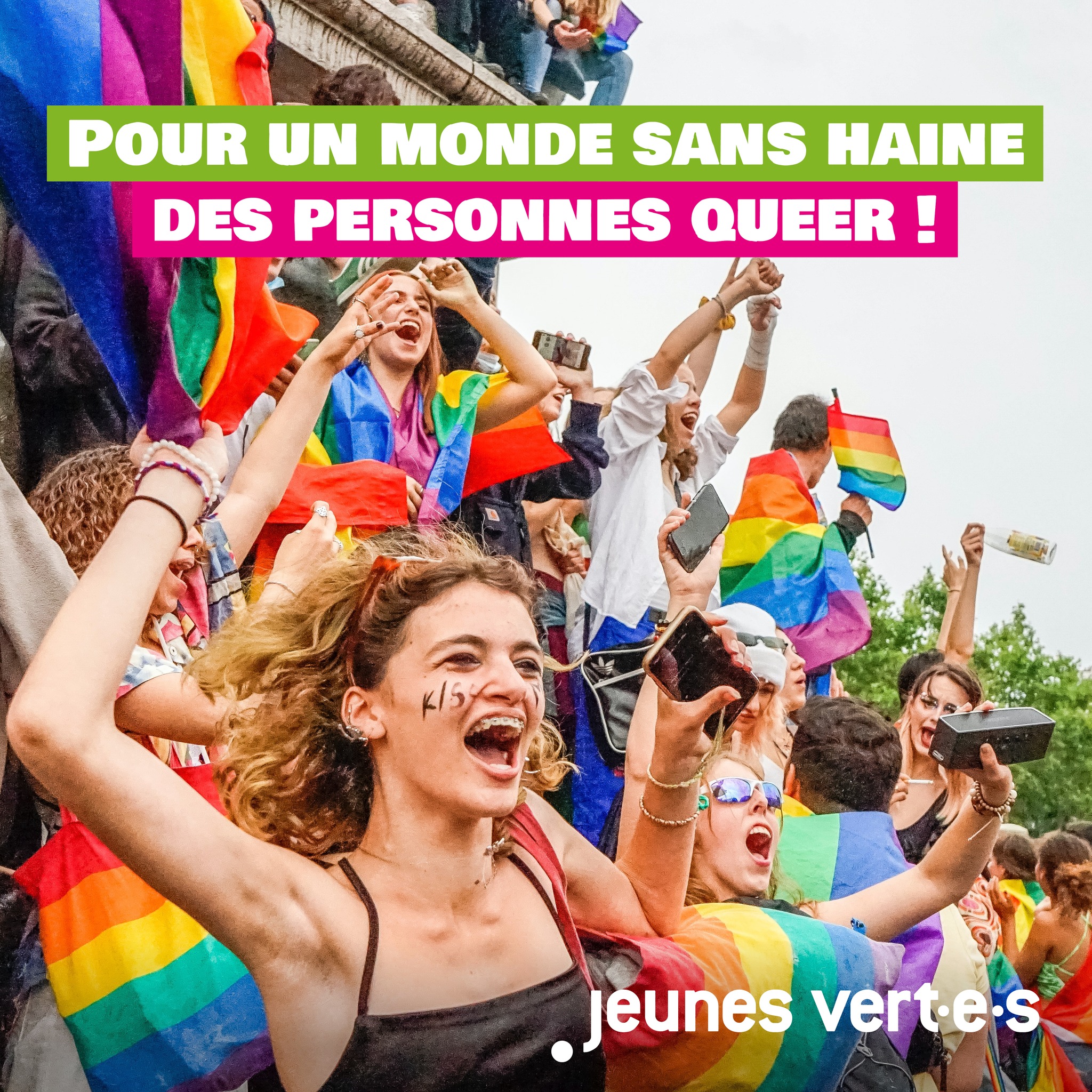 Jeunes Vert-e-s CH - journée contre les discriminations des personnes LGBTIQ+